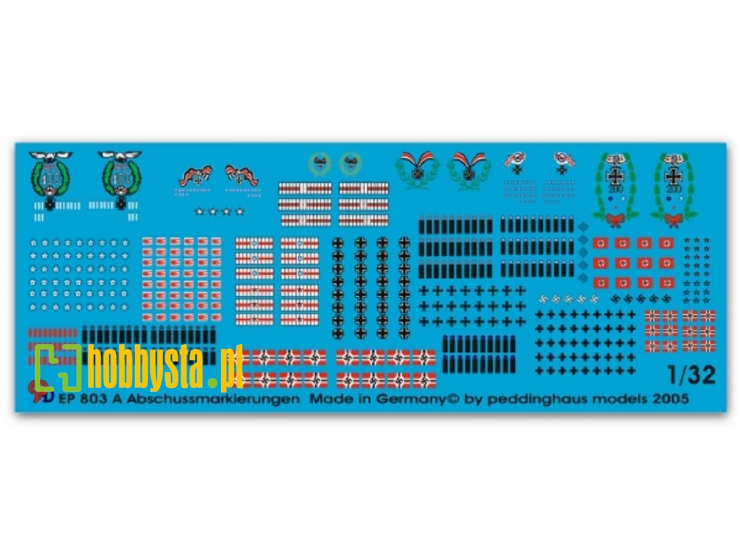 German And Us Aircraft Kill Markings Overseas Version With Complete Swastica - zdjęcie 1