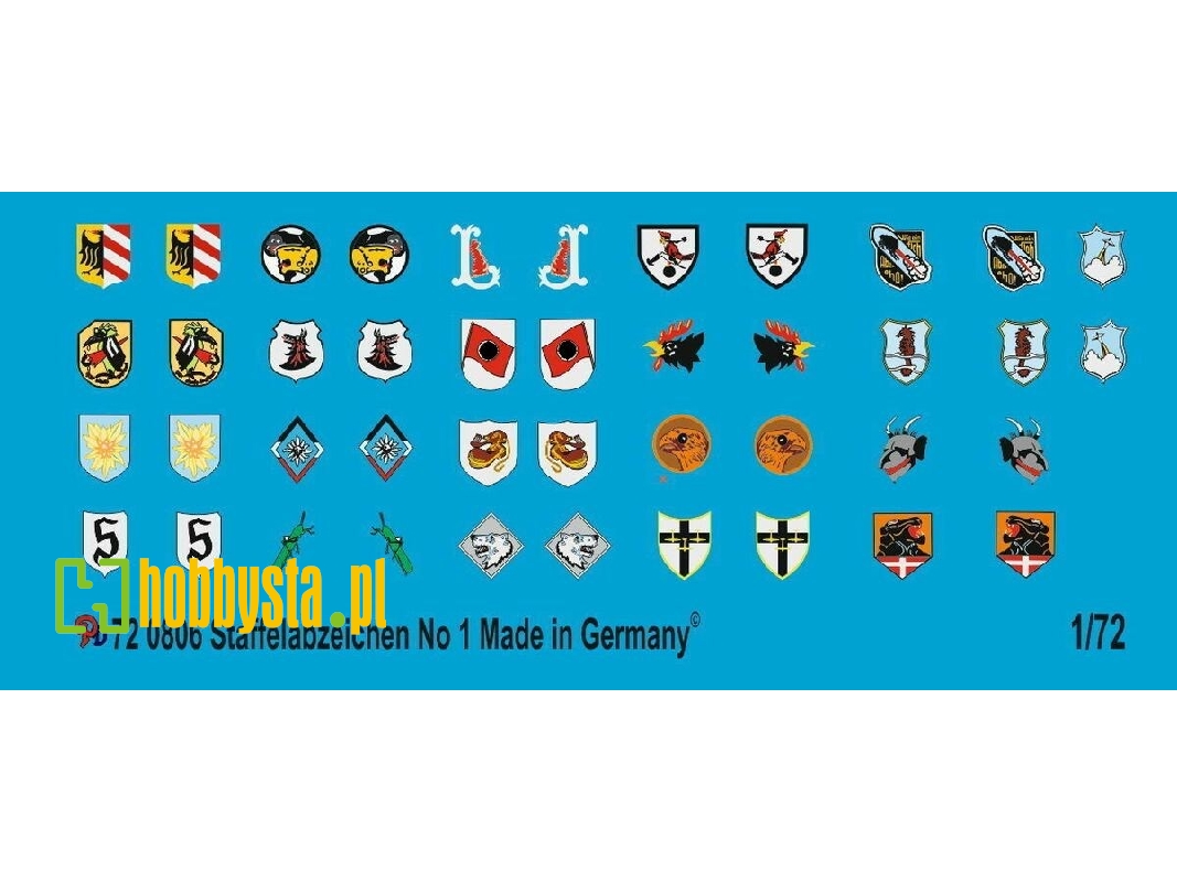 German Luftwaffe Fighter Different Unit Signs No. 1 - zdjęcie 1