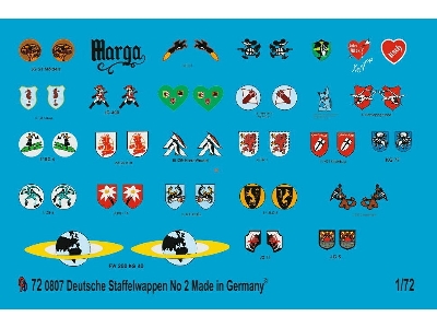 German Luftwaffe Fighter Different Unit Signs No. 2 - zdjęcie 1