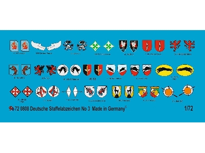 German Luftwaffe Fighter Different Unit Signs No. 3 - zdjęcie 1
