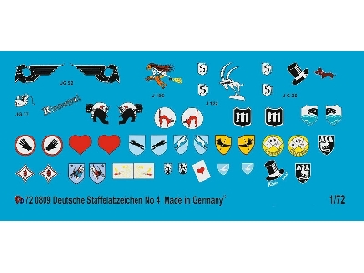 German Luftwaffe Fighter Different Unit Signs No. 4 - zdjęcie 1
