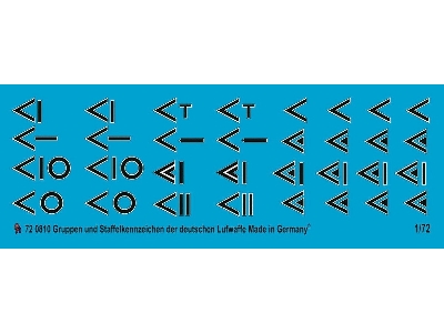 German Airforce Fighter Group And Staffel Markings - zdjęcie 1