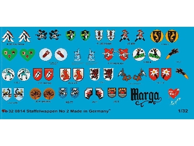 German Luftwaffe Fighter Different Unit Signs No. 2 - zdjęcie 1