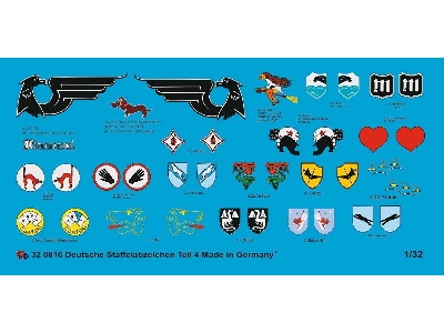 German Luftwaffe Fighter Different Unit Signs No. 4 - zdjęcie 1