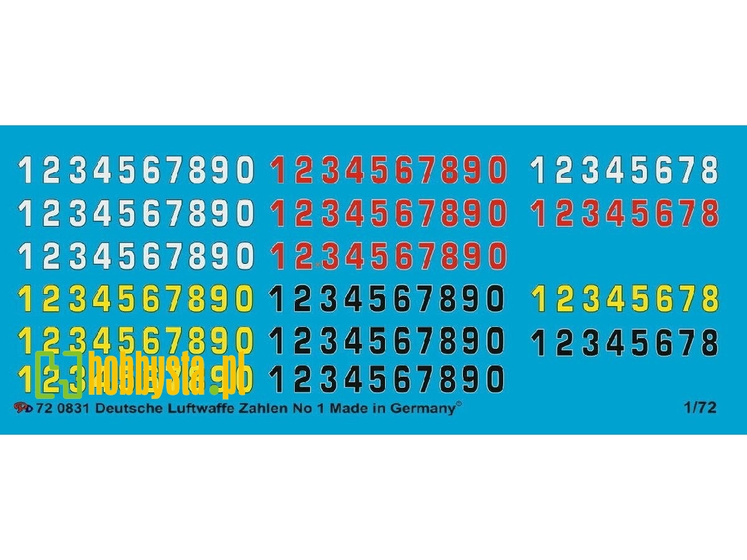 German Airforce Numbers No. 1 - zdjęcie 1