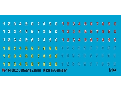 German Airforce Numbers No. 1 - zdjęcie 1