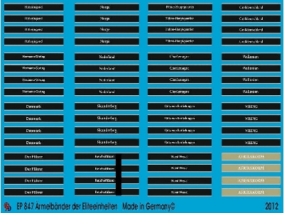 Cuff Titles Of The Waffen Ss And Wehrmacht - zdjęcie 1