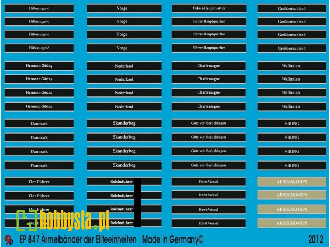 Cuff Titles Of The Waffen Ss And Wehrmacht - zdjęcie 1