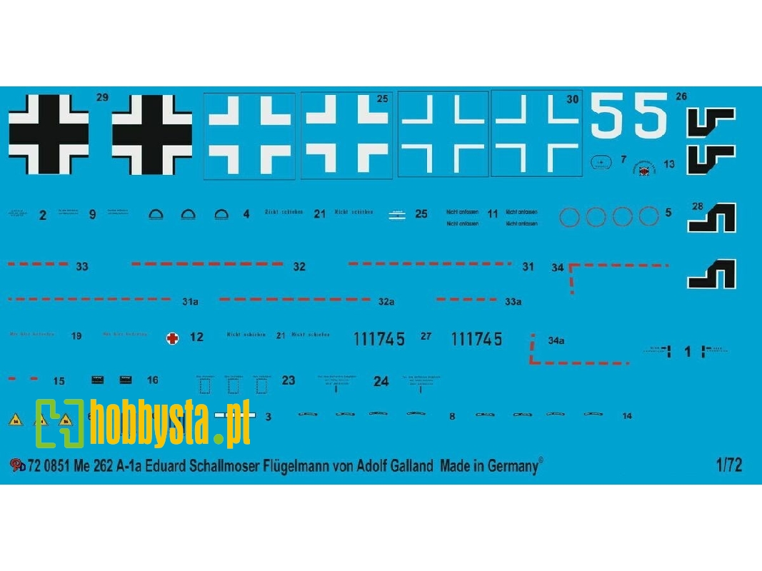 Me 262 A-1a Jv 44 Eduard Schallmoser - zdjęcie 1