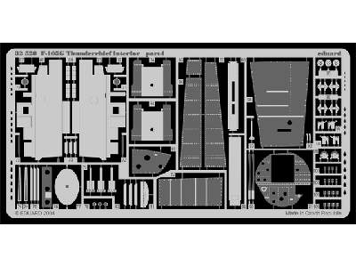  F-105G interior 1/32 - Trumpeter - blaszki - zdjęcie 5