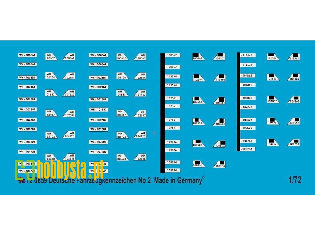 German Number Plates No. 2 - zdjęcie 1