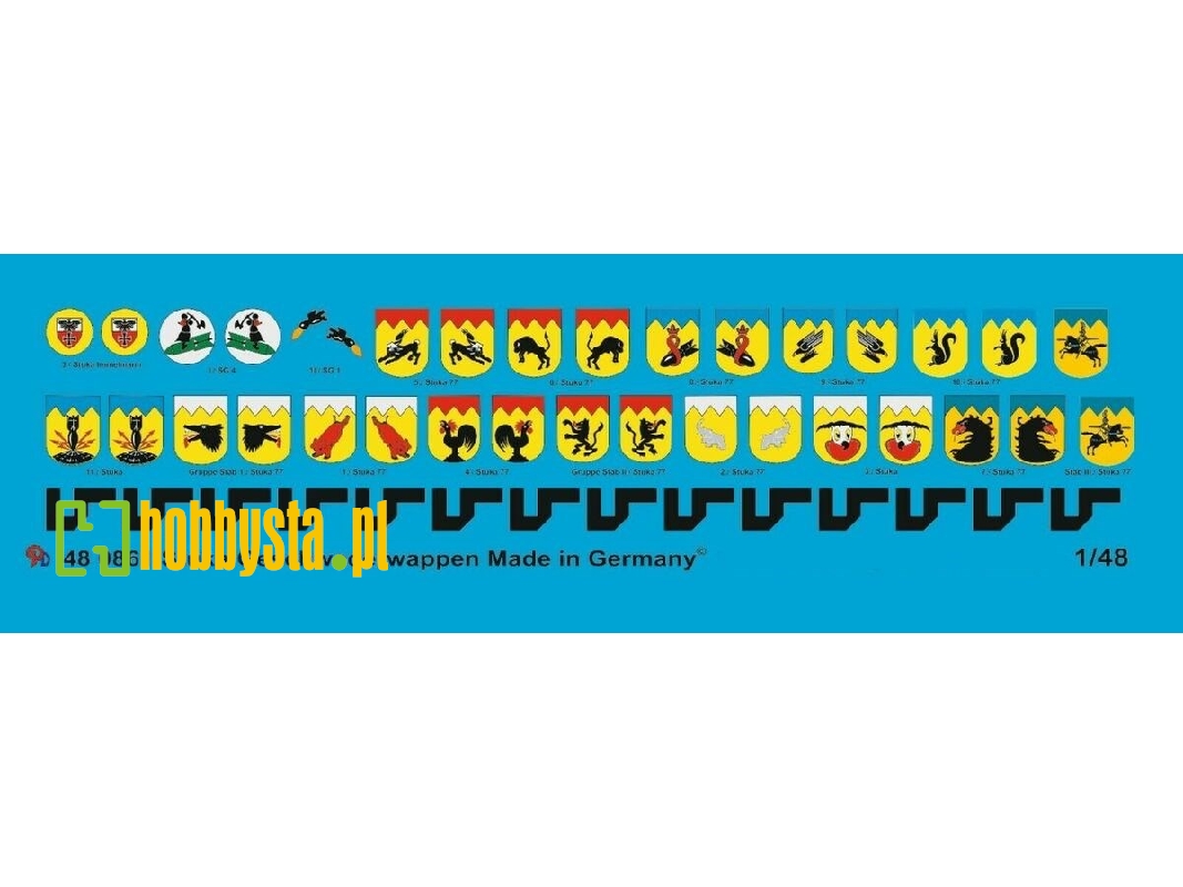 German Ju 87 Stuka Units Markings No. 1 - zdjęcie 1