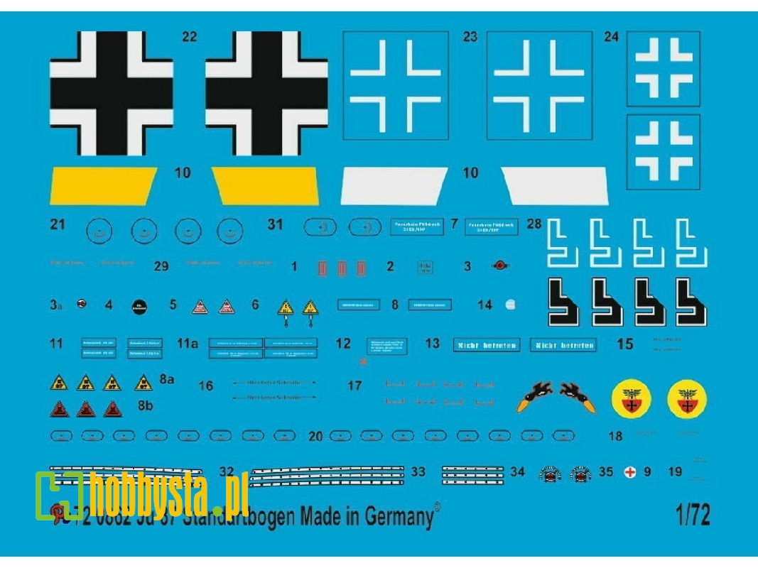 Ju 87 Stuka Standard Stencils - zdjęcie 1
