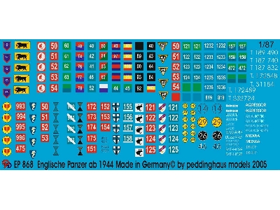 English Tank And Vehicle Markings In Normandy 1944 - zdjęcie 1