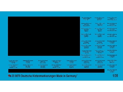 German Ration Crate Markings - zdjęcie 1
