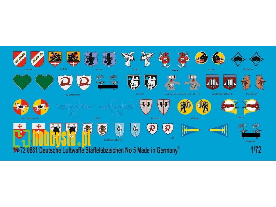 German Luftwaffe Fighter Unit Signs No. 5 - zdjęcie 1