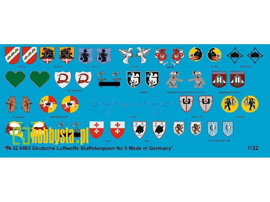 German Luftwaffe Fighter Unit Signs No. 5 - zdjęcie 1