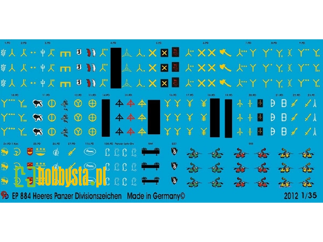 German Tank Division Unit Signs - zdjęcie 1