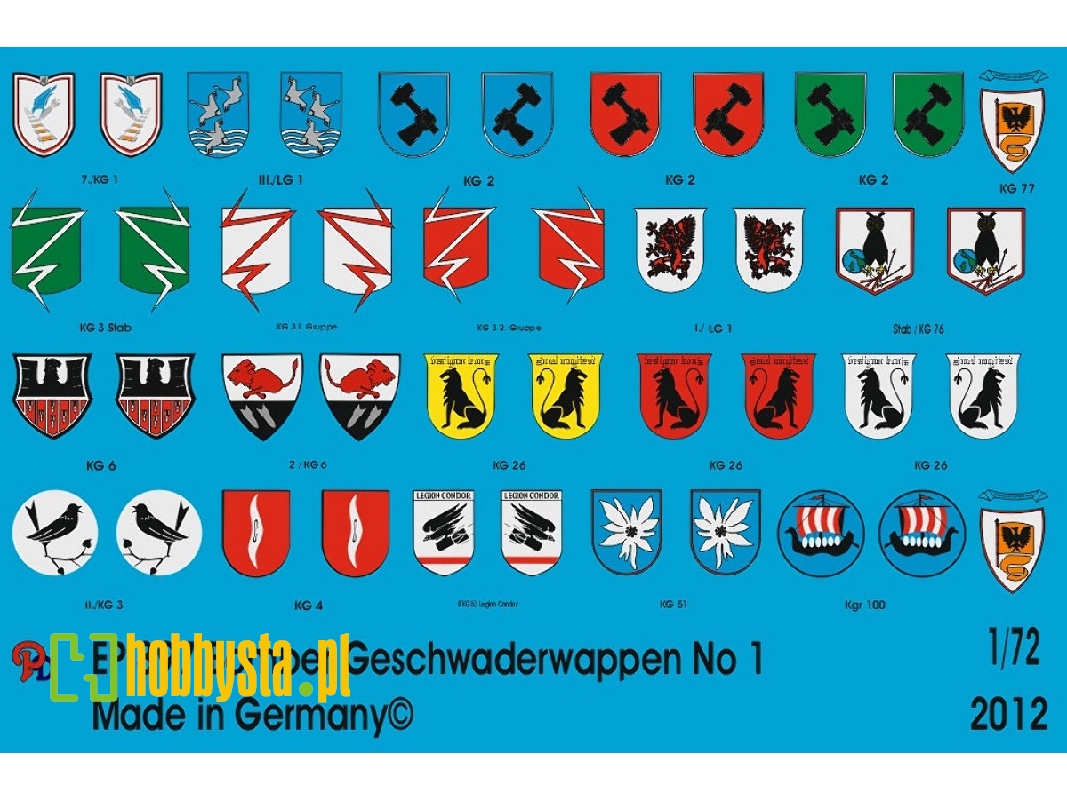 German Bomber Unit Markings No. 1 - zdjęcie 1