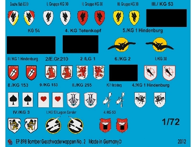 German Bomber Unit Markings No. 1 - zdjęcie 1