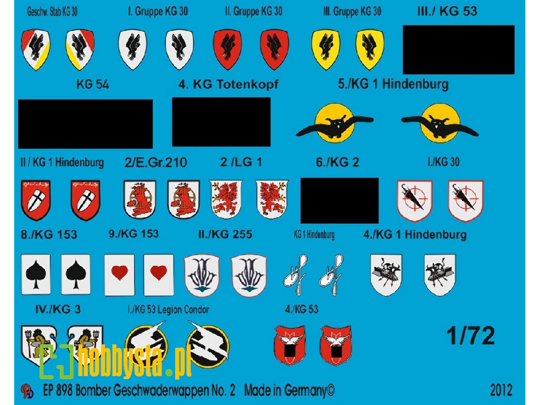 German Bomber Unit Markings No. 1 - zdjęcie 1