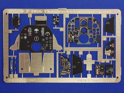  F-105G interior 1/32 - Trumpeter - blaszki - zdjęcie 9