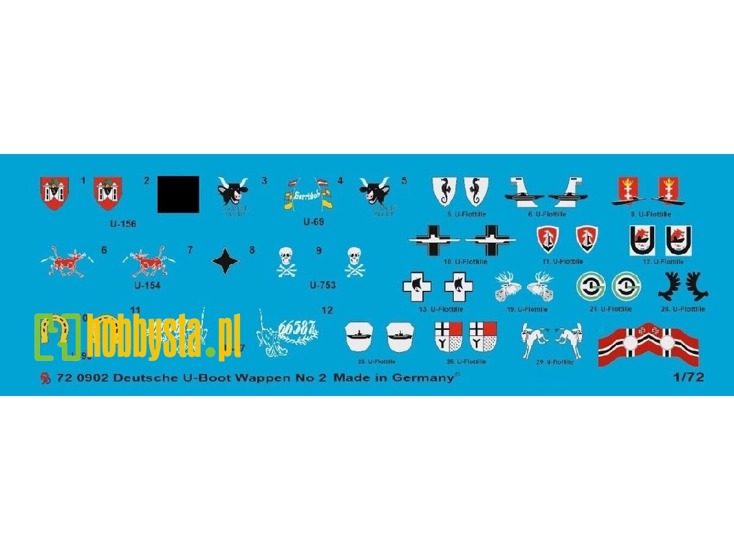 German Submarine Heraldic, Unit Markings And Flags No. 2 - zdjęcie 1