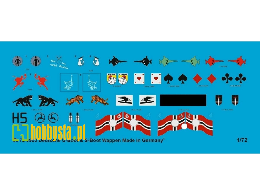 German S-boat Heraldic, Unit Markings And Flags - zdjęcie 1