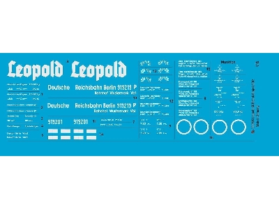 Leopold Railway Gun Markings - zdjęcie 1