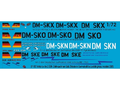 Antonov An-2 For Ddr Civil - Markings No. 2 - zdjęcie 1
