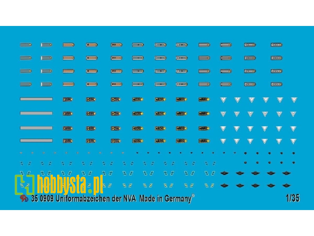 Ddr - Uniform Insignia For The People's Police 1952-1956 - zdjęcie 1