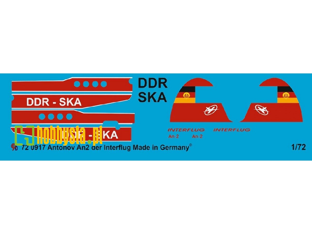 Antonov An-2 Interflug Version Ddr-ska - zdjęcie 1