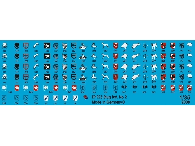 Stug Batteries Unit Markings No. 2 - zdjęcie 1