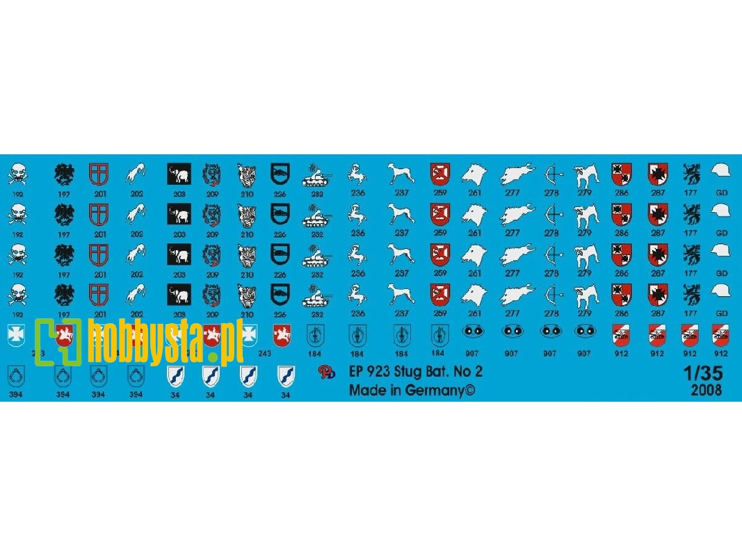 Stug Batteries Unit Markings No. 2 - zdjęcie 1