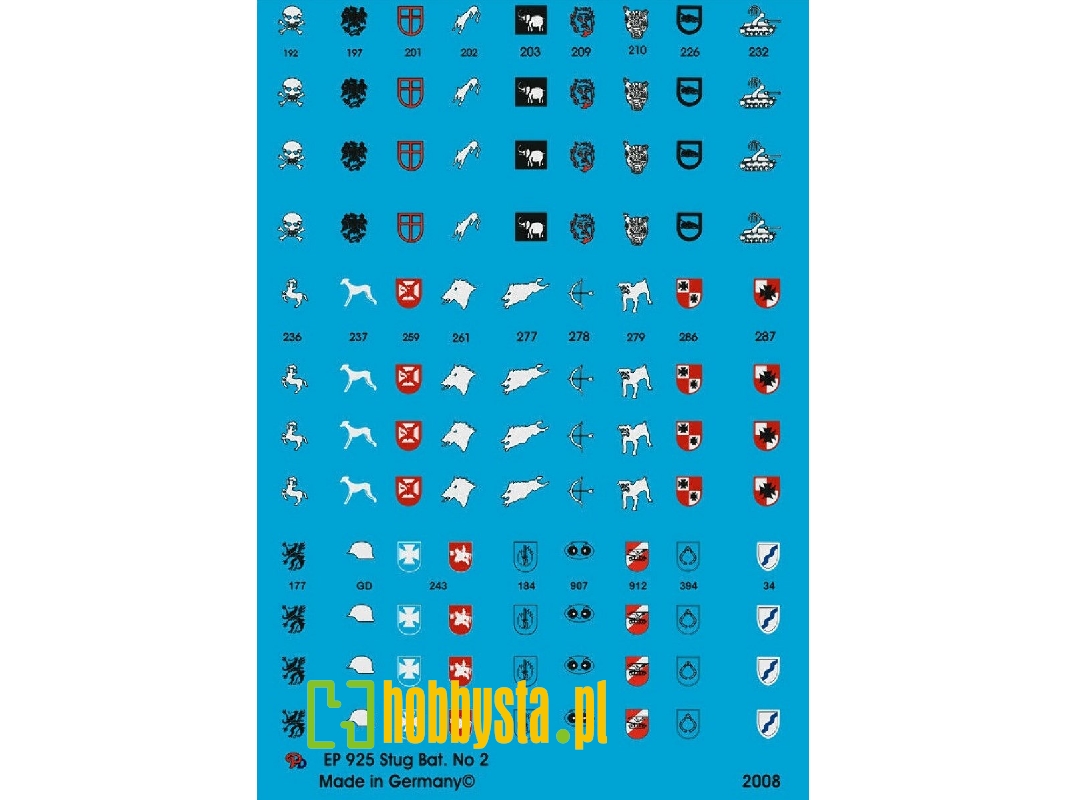 Stug Batteries Unit Markings No. 2 - zdjęcie 1