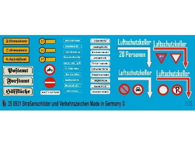 German Road Signs And Street Name Plates - zdjęcie 1
