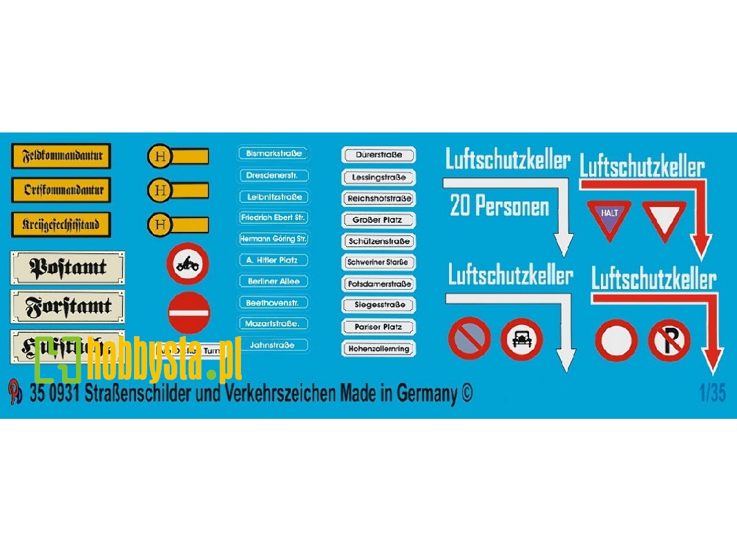 German Road Signs And Street Name Plates - zdjęcie 1