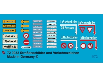 German Road Signs And Street Name Plates - zdjęcie 1