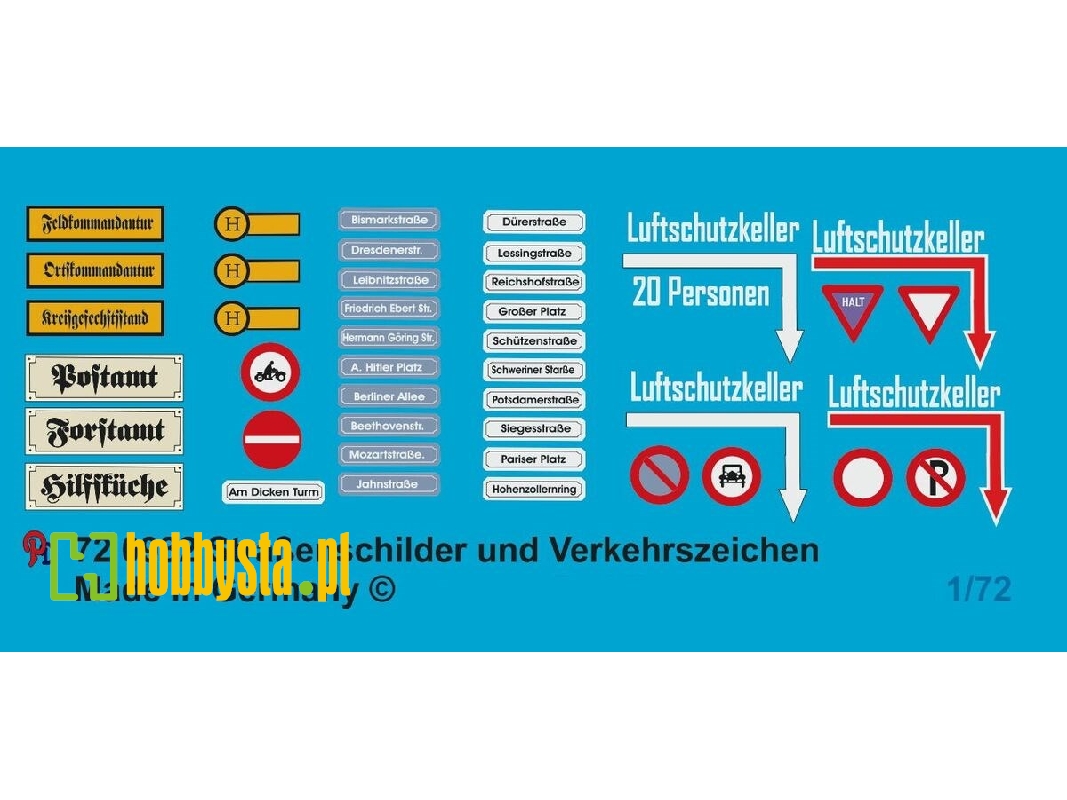 German Road Signs And Street Name Plates - zdjęcie 1