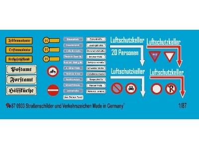 German Road Signs And Street Name Plates - zdjęcie 1
