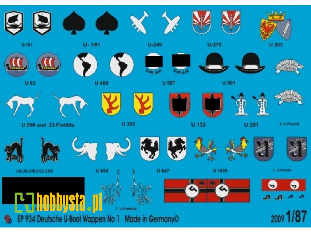 Submarine Heraldic, Unit Markings And Flags No. 1 - zdjęcie 1