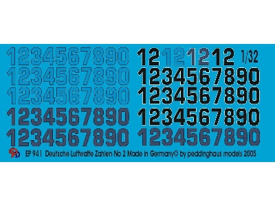 German Airforce Numbers No. 2 - zdjęcie 1