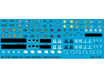 Unit Markings Of The Heavy Tank Units Of Wehrmacht And Waffen Ss - zdjęcie 1