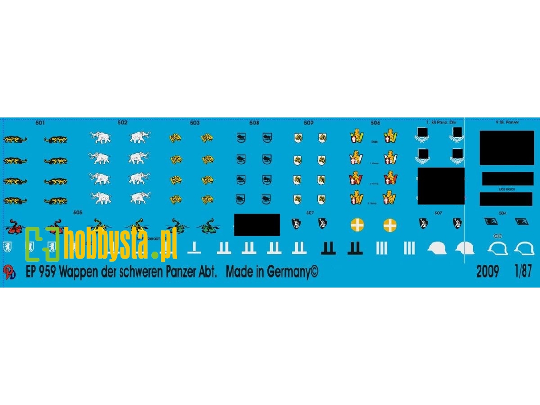 Unit Markings Of The Heavy Tank Units Of Wehrmacht And Waffen Ss - zdjęcie 1