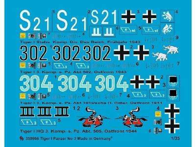 Tiger Tank Markings Set No. 3 - zdjęcie 1