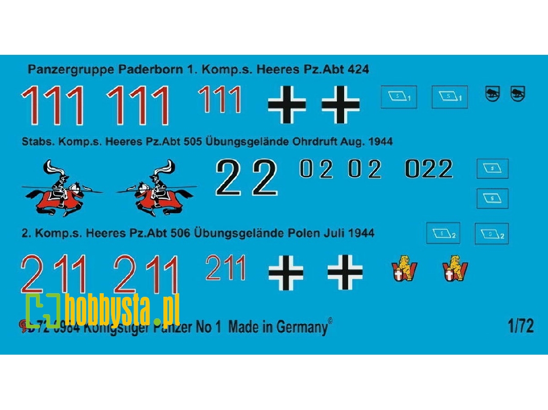 Tiger Ii Markings No. 1 - zdjęcie 1