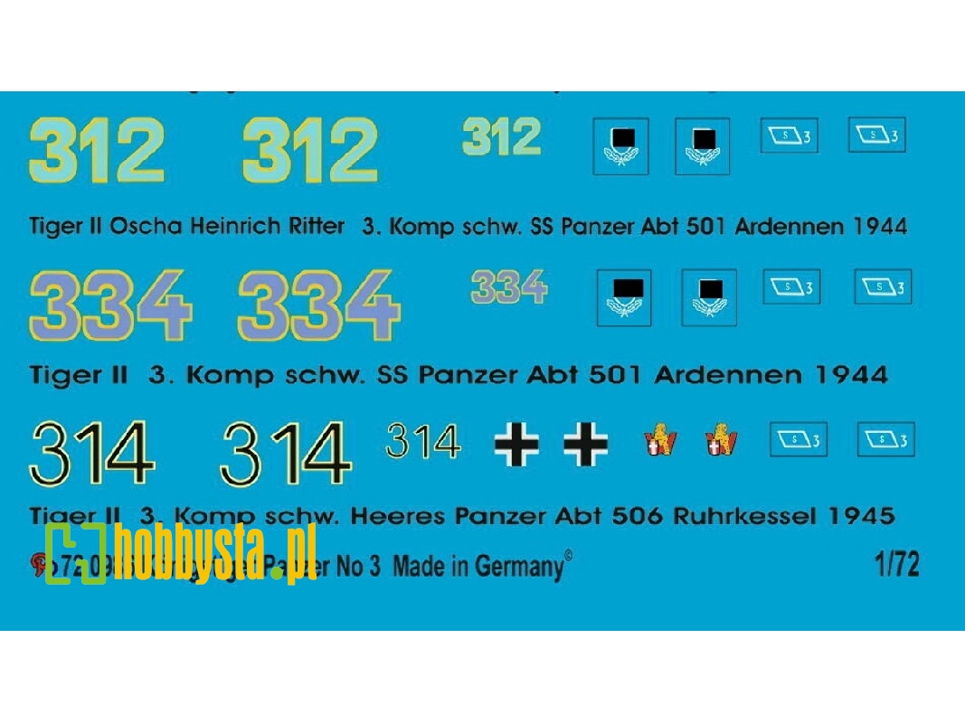 King Tiger Markings No. 3 - zdjęcie 1