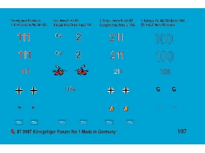 King Tiger Markings No. 1 - zdjęcie 1