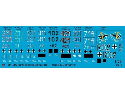 Panther Tank Markings No. 1 - zdjęcie 1