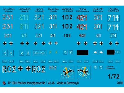 Panther Tank Markings No. 1 - zdjęcie 1